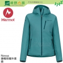 Marmot 美國 女 Novus連帽保暖化纖外套 夾克 透氣 登山 健行 旅遊 綠 78190-4788