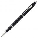 CROSS 新世紀系列 黑琺瑯白夾 鋼珠筆