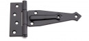 JW-TH-30 6” Heavy Duty Tee Hinges Traditional T Hinges Black-1