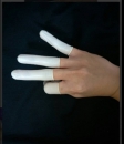 乳膠手指套工廠-乳膠手指套 尺寸(S M L)電子用手指套檳榔用手指套天然無粉橡膠手指套 -台灣製(2)