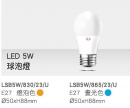 LED 5W球泡燈