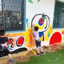 貝萊登幼兒園壁畫創造彩繪社區 成打卡勝地