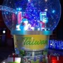 PVC透明水晶球 - 聖誕水晶球♡方愛企業專業造型氣球♡
