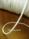  大捲裝可染色純棉繩＊燈心帶＊米色細綿繩、束口袋繩(Y01)