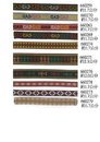 原住民圖騰電腦刺繡織帶。窄版1.2-2.5公分（6602-C）