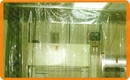 0.3mm導電性透明網狀PVC簾