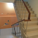新莊住宅案樓梯木質扶手01