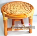 圓形竹編凳