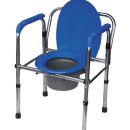 便器椅(電鍍鐵製硬墊)