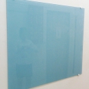 磁性烤漆玻璃白板(天空藍)