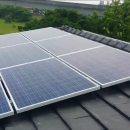 桃園大園鋼瓦屋頂裝設太陽能板