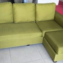 L型沙發-綠