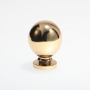 Solid Brass Cupboard Knob 52-00609