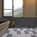 浴室磁磚 ( 鐵道木石 木紋磚)