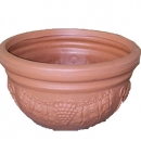 GL葡萄紋碗型花盆 (2)