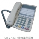 SD 6鍵顯示型話機