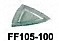 Naturar經典窯燒玻璃-FF105-100三角碟10cm