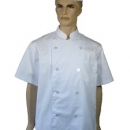 A101廚師服-中山領雙排釦短袖