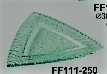 Naturar經典窯燒玻璃- FF111-250三角平盤25CM