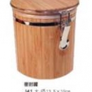 J43竹製密封罐 小13.5*9.5cm