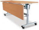 鋼製木紋掀合式會議桌