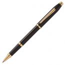 CROSS 新世紀系列 黑琺瑯金夾 鋼珠筆