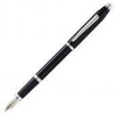CROSS 新世紀系列 黑琺瑯白夾 鋼筆