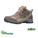 【日本SIRIO】女款 PF156 Gore-Tex 中筒登山健行鞋 棕紅