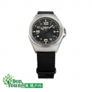 【Traser】P59 Essential S Black 37mm 藍寶石石英錶 黑色織料錶帶  瑞士錶 108637