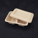 雙格方形植纖餐盒-8號