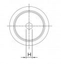凸輪滾子軸承CFN-R-A型 內裝止推鋼珠的凸輪從動件