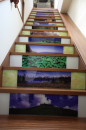 樓梯玻璃數位噴漆案例