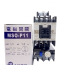 電磁開關 MSO-P11 1-4HP 1.2A 200-220V