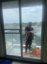 窗台滲漏水灑水測試