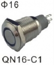 METAL PUSH SWITCH W&LED 金屬帶LED按鍵開關  QN16-C1