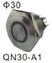 METAL PUSH SWITCH W&LED 金屬帶LED按鍵開關  QN30-A1