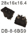 AC PLUG,SOCKET AC插頭插座 DB-8-6BS9