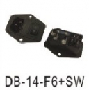 AC PLUG,SOCKET AC插頭插座 DB-14-F6+SW