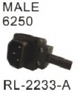 AC PLUG,SOCKET AC插頭插座 RL-2233-A