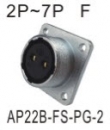 MIC CONNECTOR CB插頭,插座 AP22B-FS-PG-2