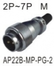 MIC CONNECTOR CB插頭,插座 AP22B-MP-PG-2
