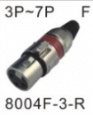 MICROPHONE CONNECTOR 麥克風接頭 8004F-3-R