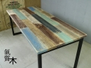餐桌.工業風餐桌.鐵件餐桌.LOFT風餐桌.復古仿舊風.原木餐桌.客製化量身訂做