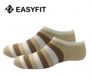 EF153橫條隱形運動厚底船襪