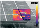 紅外線熱像儀檢測太陽能板效能