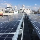 光電板鋪設-八京太陽能熱水器