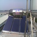 上陽太陽能熱水器安裝實例 三片系列