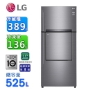 LG樂金525公升直驅變頻上下門冰箱GN-DL567SV~含拆箱定位-光榮電業社