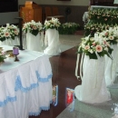 教會告別式會場佈置設計❀台南花店-萬花園花藝設計❀