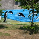 阿龍師牆壁彩繪-社區牆壁彩繪